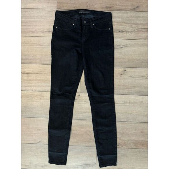 Rich & Skinny Denim - RICH & SKINNY Women's Black Jeans Size 27 Stretchy Skinny Revolve